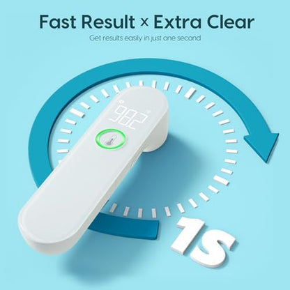 No-Touch Digital Thermometer – Fast Forehead & Object Temperature Reader for Home