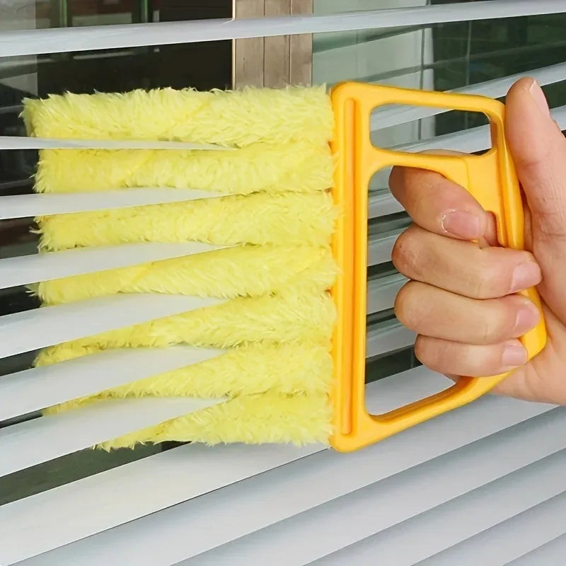 Blind & Vent Cleaning Brush – Washable Dust Duster for Window Blinds, Air Vents & Car Grilles