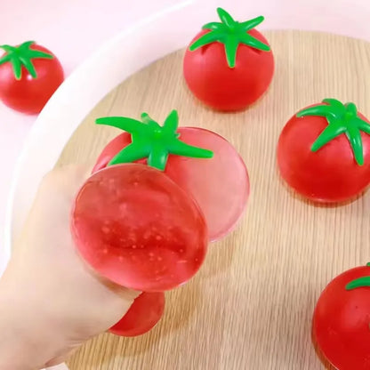 Taba Squishy Summer Fun Tomatoes - Unbreakable Water Balloons for Beach Battles & Kids' Squeeze Play