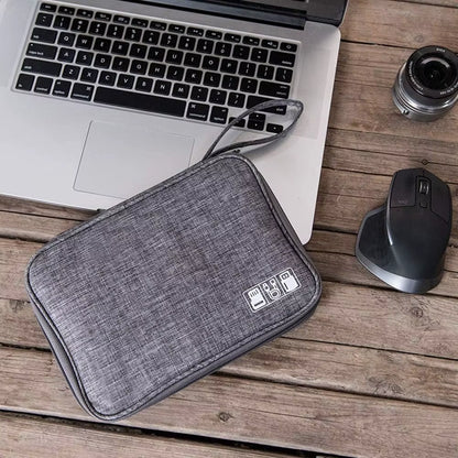 Ultimate Waterproof Electronics Organizer Bag - Travel-Friendly Cable Storage Pouch for All Your Accessories
