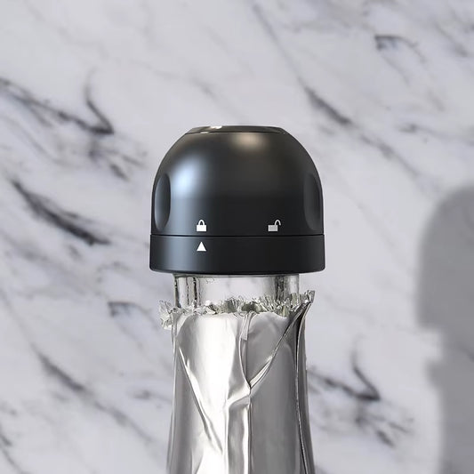 Portable Stainless Steel Air Pressure Wine Bottle Opener - Effortless Cork Remover for Home and Parties!