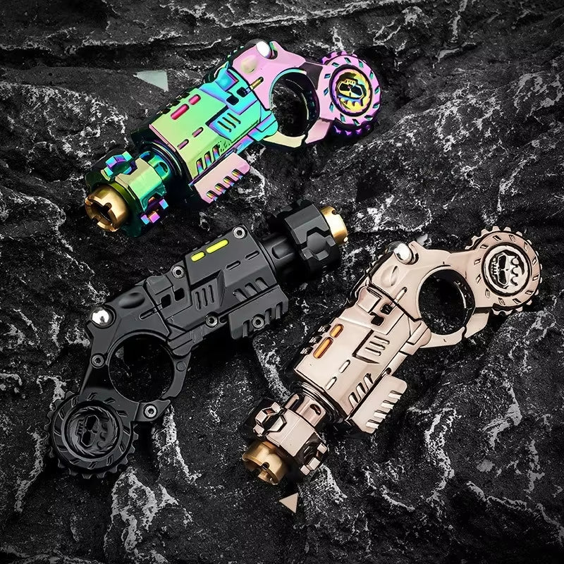 Shell-Ejecting Alloy Toy Pistol Set - Ultimate Stress Relief Fidget Spinner & EDC Desk Gadget for Teen Boys