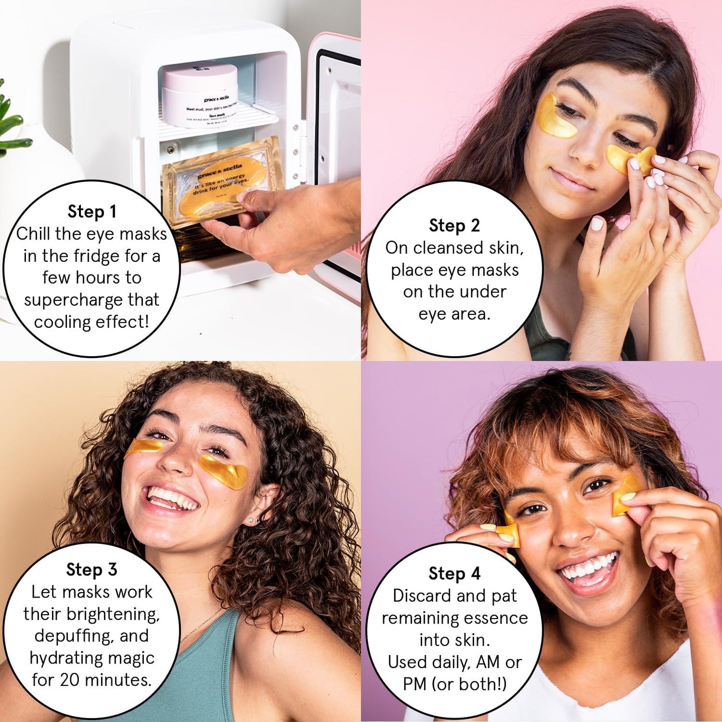 Revitalize Your Eyes: Award-Winning Gel Eye Patches - Perfect Birthday Gift for Women, Moms & Self-Care Lovers - 24 Pairs for Dark Circles & Puffy Eyes (Gold)