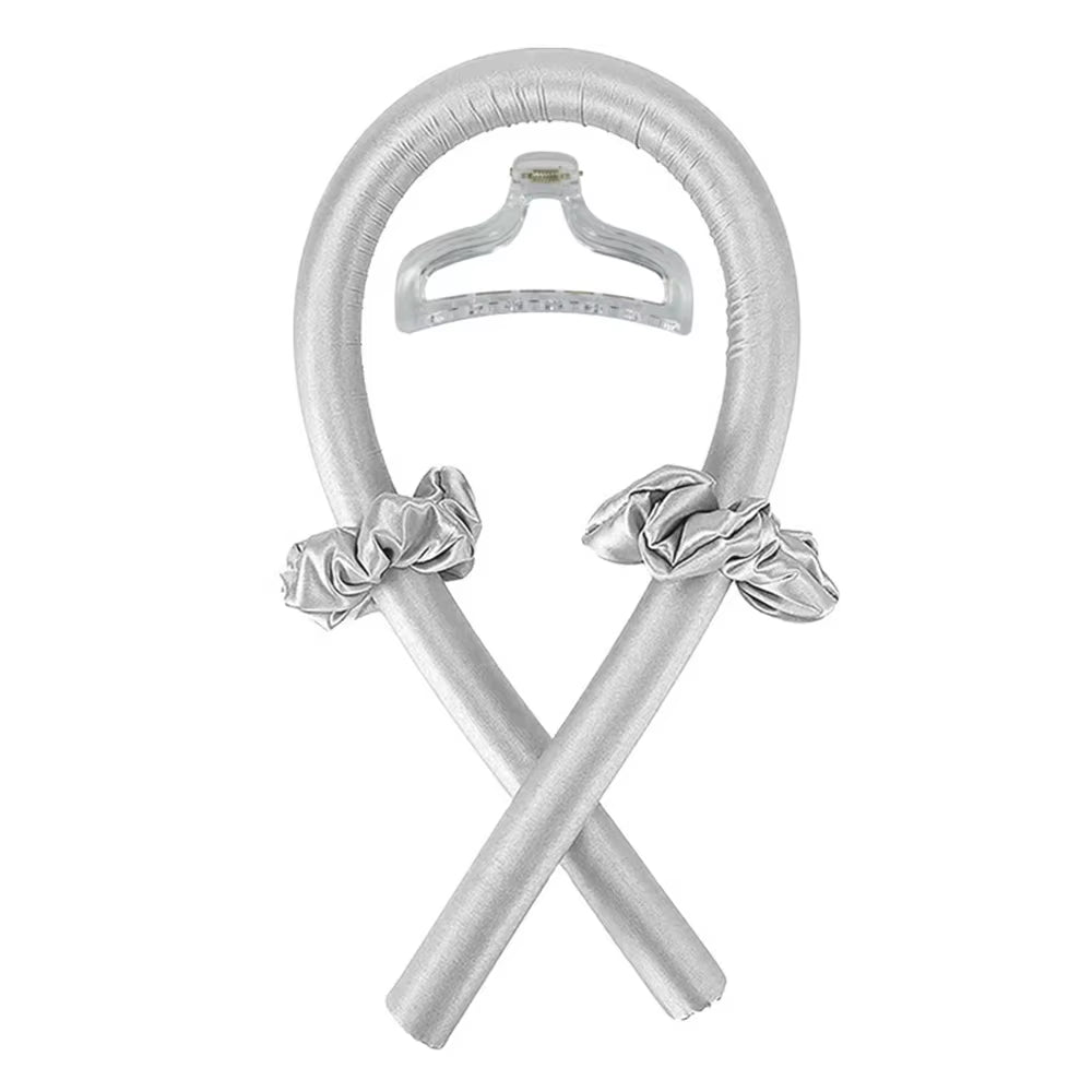 Silk Heatless Curling Rod Headband - Effortless Soft Curls While You Sleep!