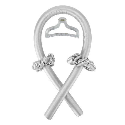 Silk Heatless Curling Rod Headband - Effortless Soft Curls While You Sleep!