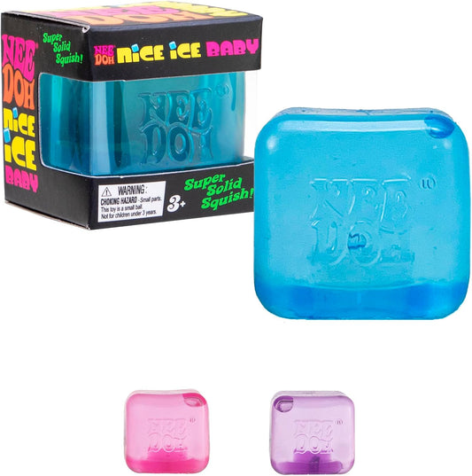 Mini Ice Cube Squishy – Pocket-Sized Sensory Fidget Toy