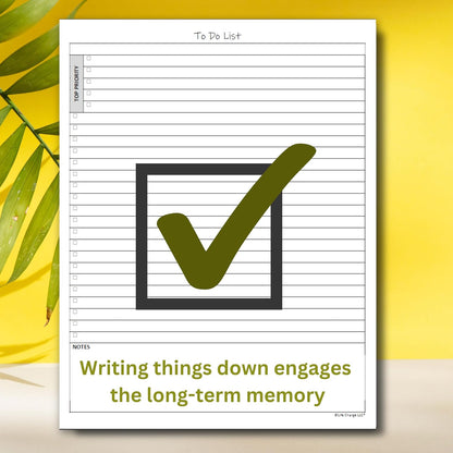 Daily To Do List Notepad — Priority Checklist Planner Pad, Task Organizer, 100 GSM, Multiple Sizes, Undated, Home & Office