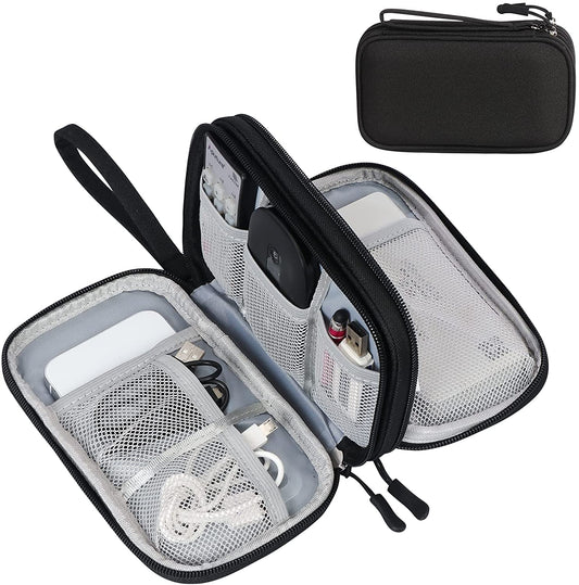 Travel Tech Organizer Pouch – Compact Cable & Charger Storage Bag