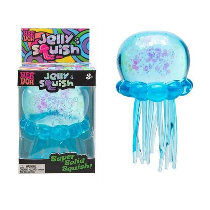 Explosive Crystal Jellyfish Squeeze Toy - Soft Rubber, Slow Rebound Decompression Fun for Kids!