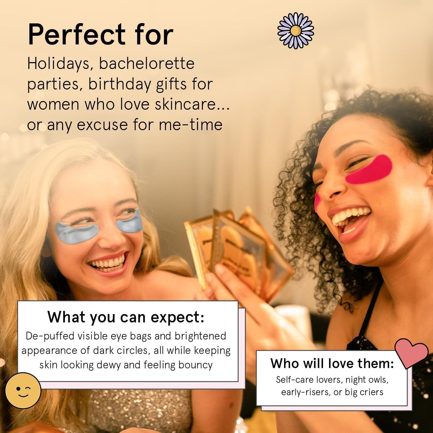 Revitalize Your Eyes: Award-Winning Gel Eye Patches - Perfect Birthday Gift for Women, Moms & Self-Care Lovers - 24 Pairs for Dark Circles & Puffy Eyes (Gold)