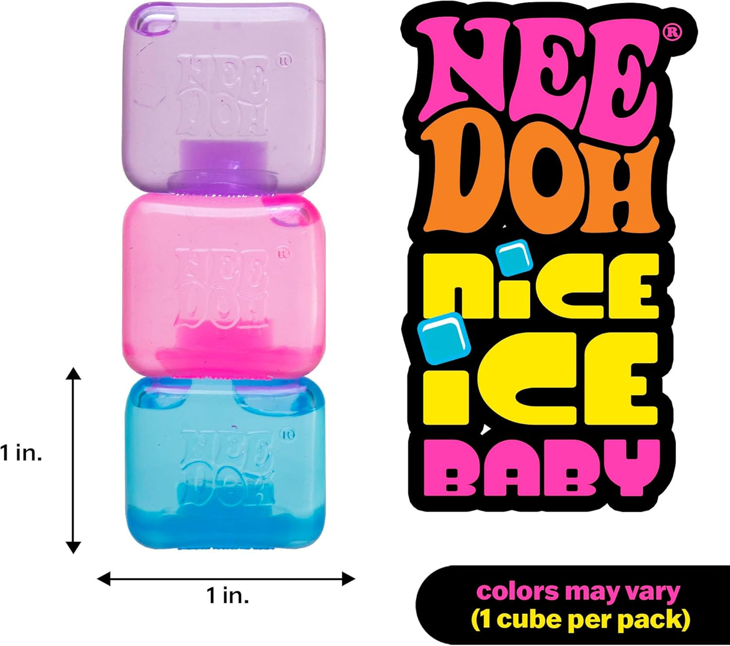 Mini Ice Cube Squishy – Pocket-Sized Sensory Fidget Toy