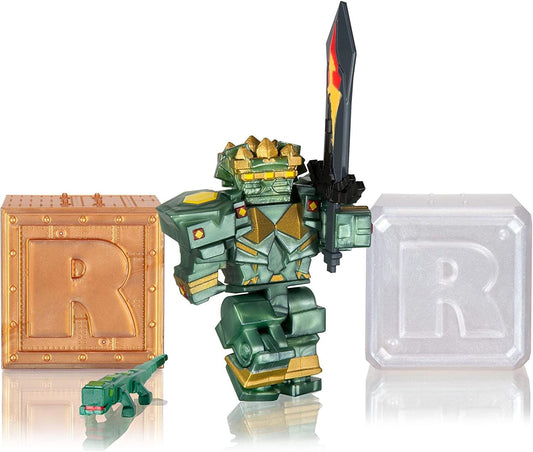 Roblox Fantastic Frontier Guardian Set + 2 Mystery Figures Bundle — 3 Exclusive Virtual Item Codes, Series 8 & Celebrity Collection Series 6