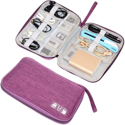 Ultimate Waterproof Electronics Organizer Bag - Travel-Friendly Cable Storage Pouch for All Your Accessories