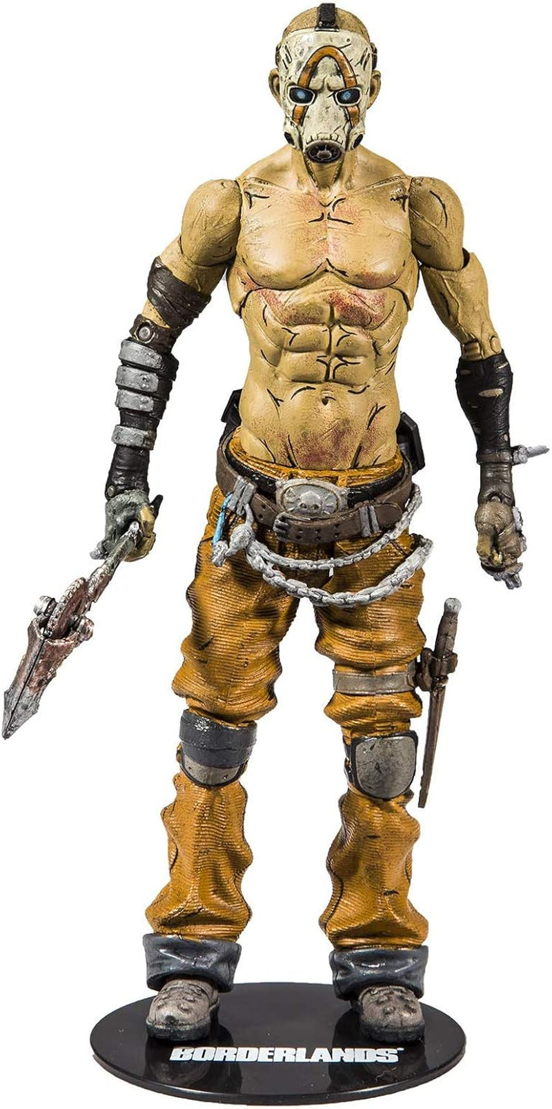 Borderlands 3 Psycho 7-Inch Action Figure — 12+ Points of Articulation, Buzz Axe Accessory, Borderlands 3 Window Box Packaging