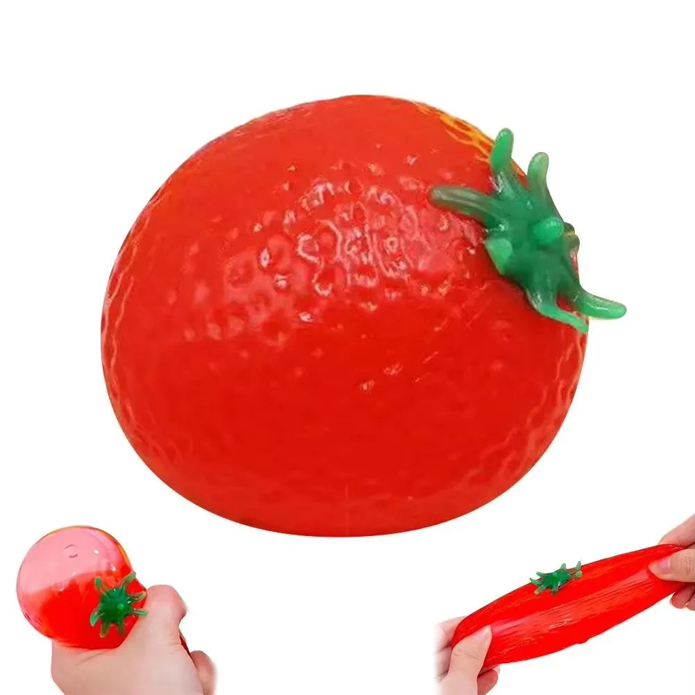 Taba Squishy Summer Fun Tomatoes - Unbreakable Water Balloons for Beach Battles & Kids' Squeeze Play