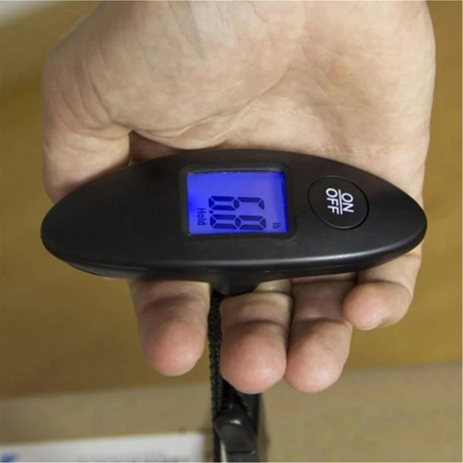 Portable Digital Luggage Scale – Compact Travel Suitcase Weight Checker with LCD Display - Up to 40kg