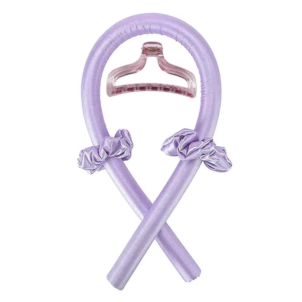 Silk Heatless Curling Rod Headband - Effortless Soft Curls While You Sleep!