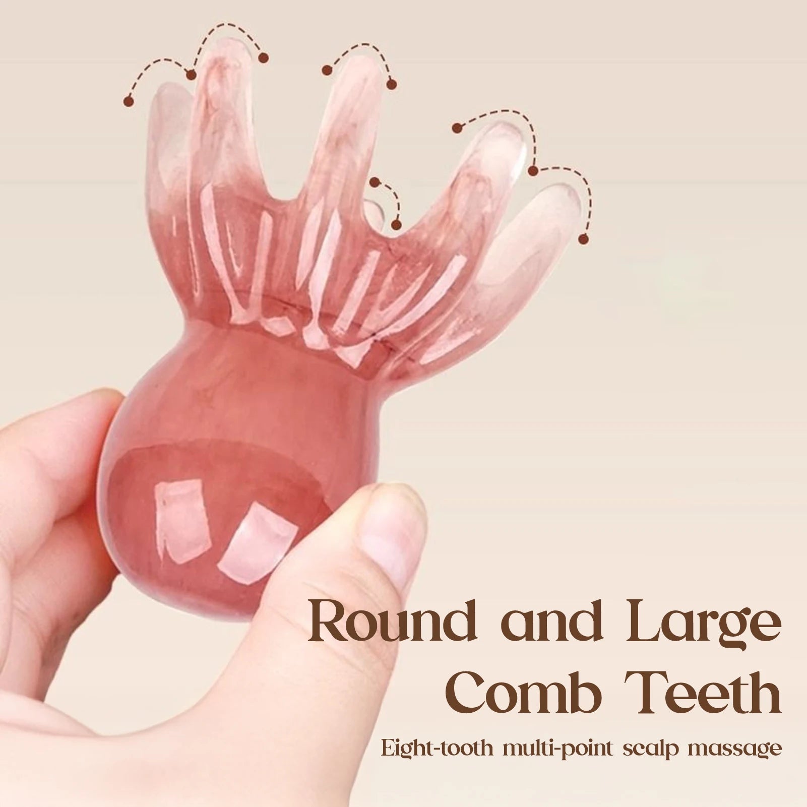 Octopus Shape Scalp Massage Comb - Relax and Rejuvenate Anywhere!