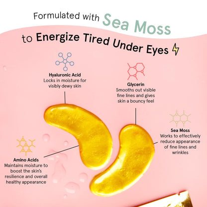 Revitalize Your Eyes: Award-Winning Gel Eye Patches - Perfect Birthday Gift for Women, Moms & Self-Care Lovers - 24 Pairs for Dark Circles & Puffy Eyes (Gold)