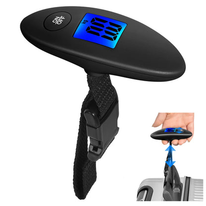 Portable Digital Luggage Scale – Compact Travel Suitcase Weight Checker with LCD Display - Up to 40kg