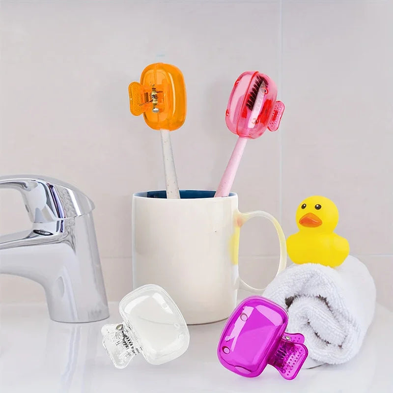 Travel Toothbrush Head Covers - Portable Protective Caps for Hygiene on the Go!