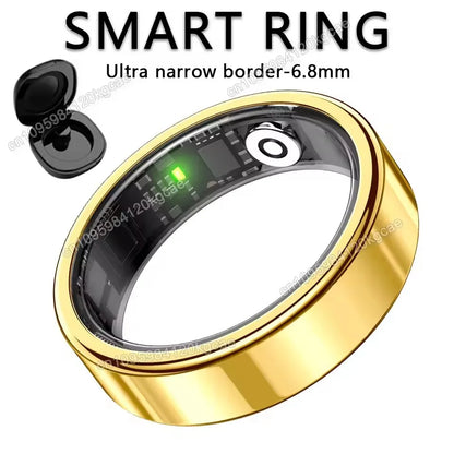 2026 Smart Ring: Heart Rate, Blood Pressure, Sleep Monitoring & Motion Tracking - IP68 Waterproof Gift for Men & Women
