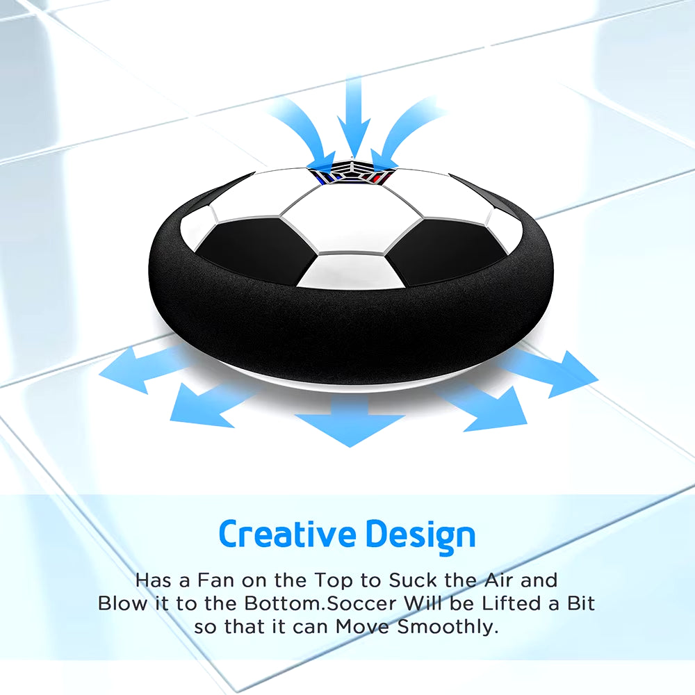 Electric Hover Soccer Ball for Kids - LED Light & Music Floating Football Outdoor Game Toy
