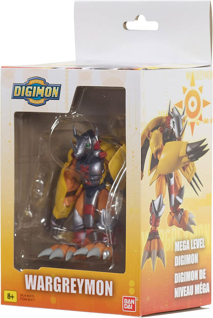 Bandai SHODO Digimon Adventure WarGreymon 3.5-Inch Poseable Figure — Yellow Armor, Dramon Killers, Anime-Accurate Detail, Ultimate Evolution