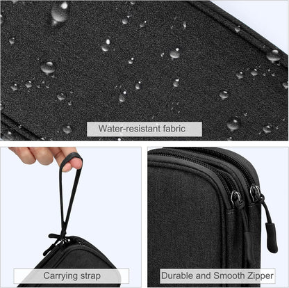 Travel Tech Organizer Pouch – Compact Cable & Charger Storage Bag