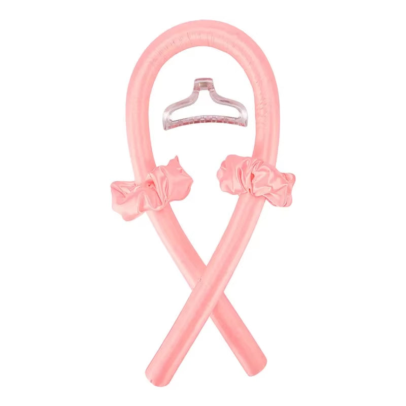 Silk Heatless Curling Rod Headband - Effortless Soft Curls While You Sleep!