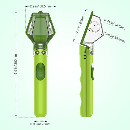 Exciting Bug Catcher Kit for Kids - 6X Magnifier Glass for STEM Exploration, Perfect Indoor & Outdoor Fun, Ideal Christmas & Birthday Gift for Boys, Girls, and Adults - Vibrant Green Design