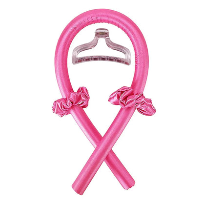 Silk Heatless Curling Rod Headband - Effortless Soft Curls While You Sleep!