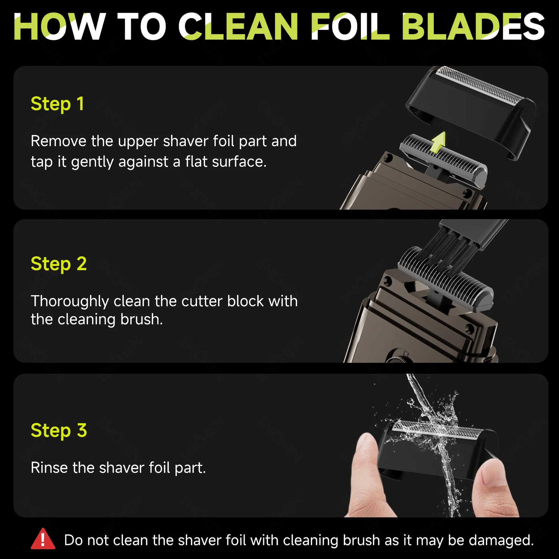 MS003 Compact Foil Shaver with Precision Trimmer - Fast Charging, 7000RPM Motor, LED Indicator