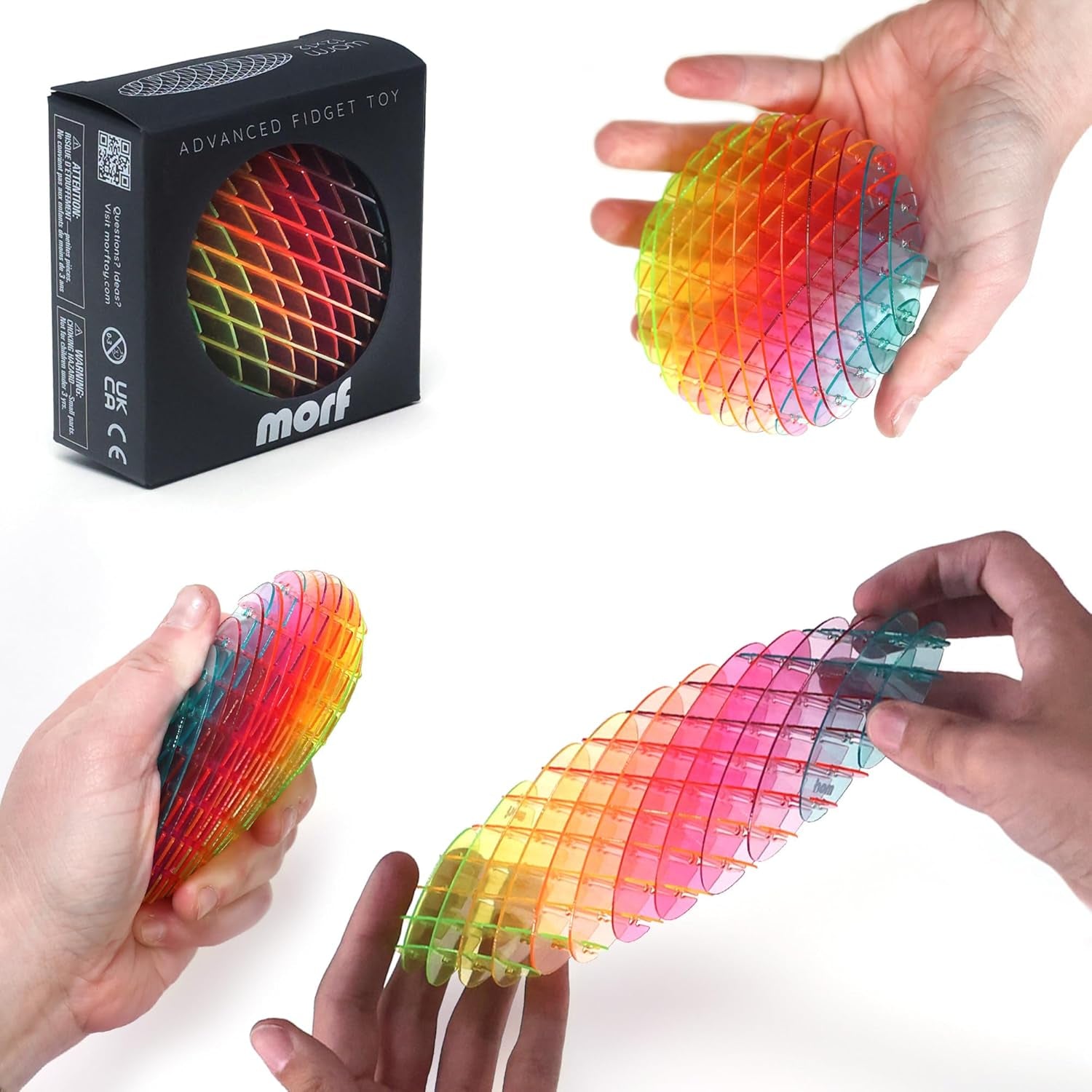Fidget Worm Toy - Flexible 3D Sensory Slug for Stress Relief and Focus - Perfect for Kids, Teens, and Adults at Home, School, and Work