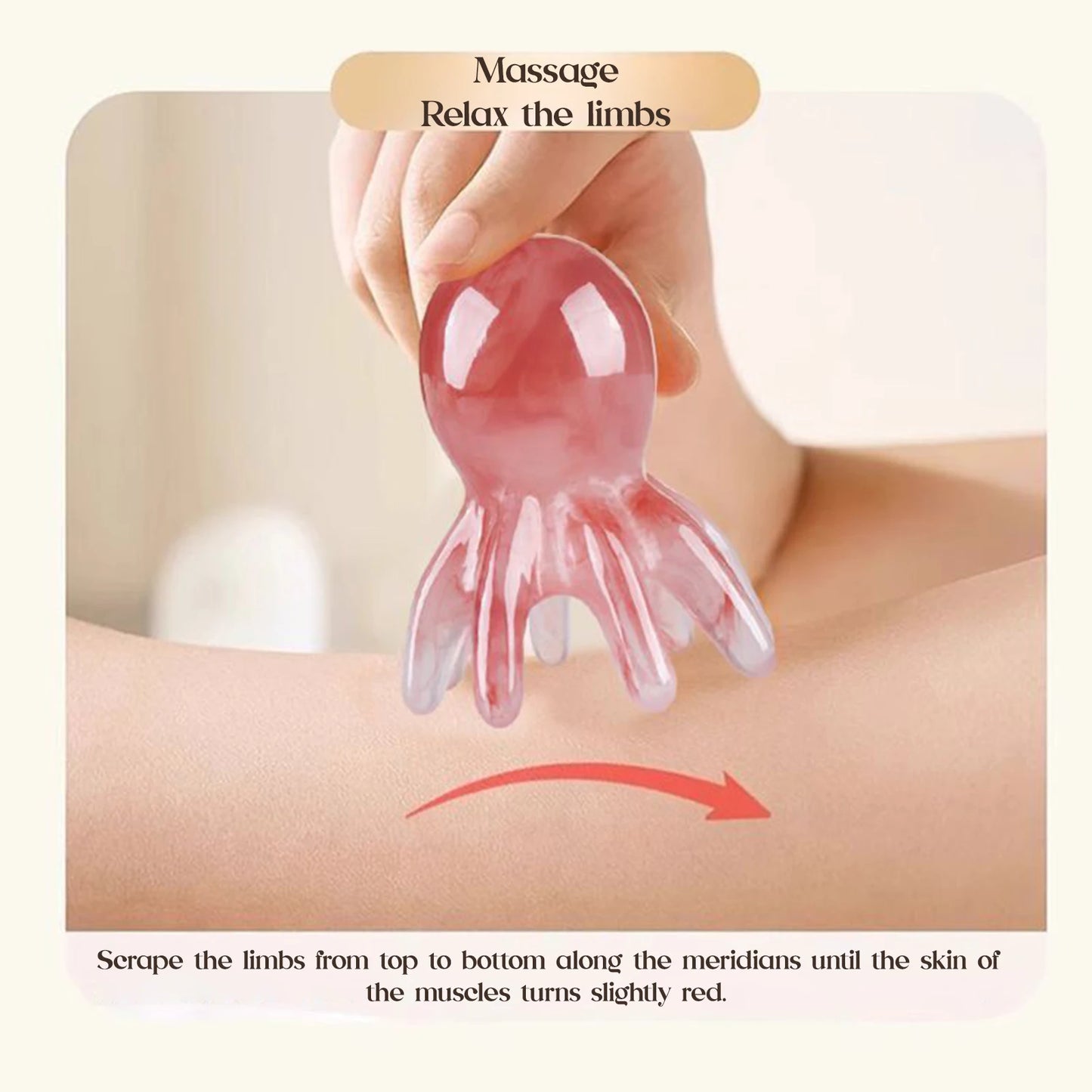 Octopus Shape Scalp Massage Comb - Relax and Rejuvenate Anywhere!