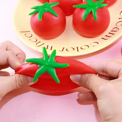 Taba Squishy Summer Fun Tomatoes - Unbreakable Water Balloons for Beach Battles & Kids' Squeeze Play