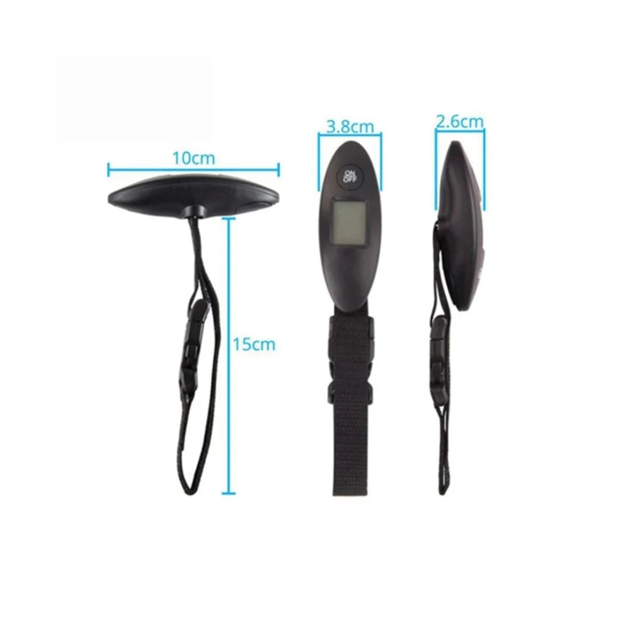 Portable Digital Luggage Scale – Compact Travel Suitcase Weight Checker with LCD Display - Up to 40kg
