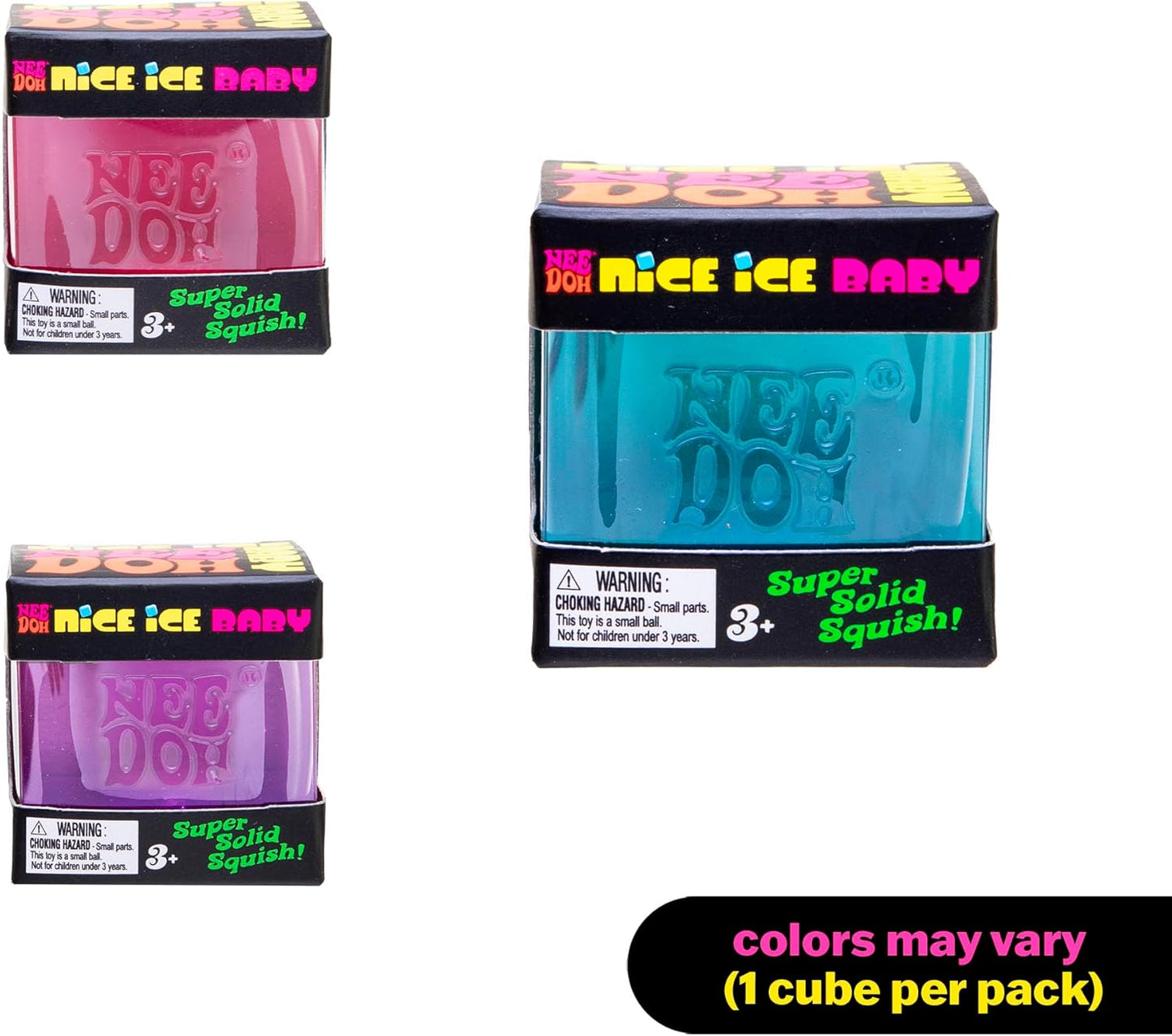 Mini Ice Cube Squishy – Pocket-Sized Sensory Fidget Toy
