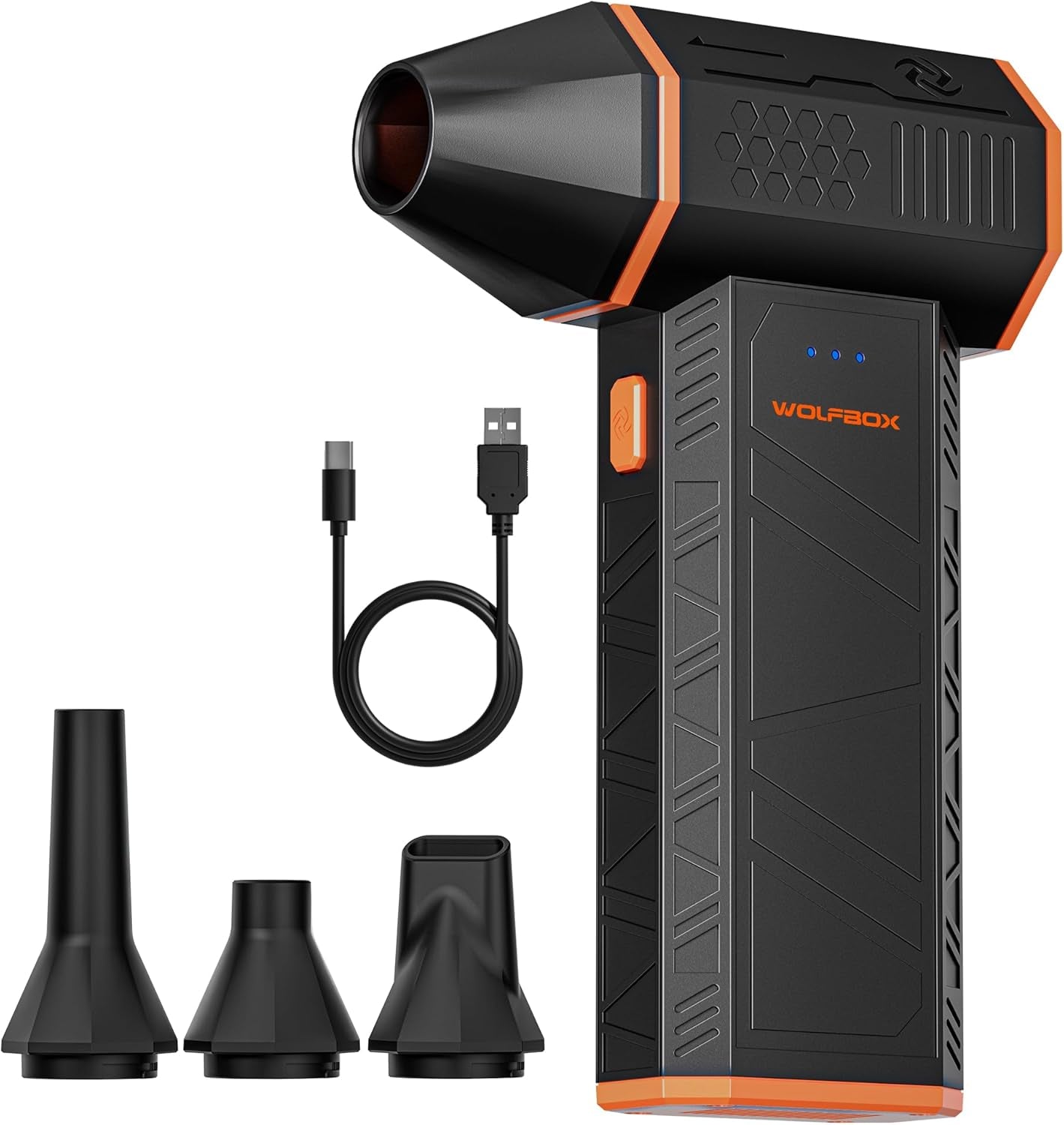 Megaflow 50 Turbo Electric Air Duster – Rechargeable Keyboard & Setup Cleaning Blower