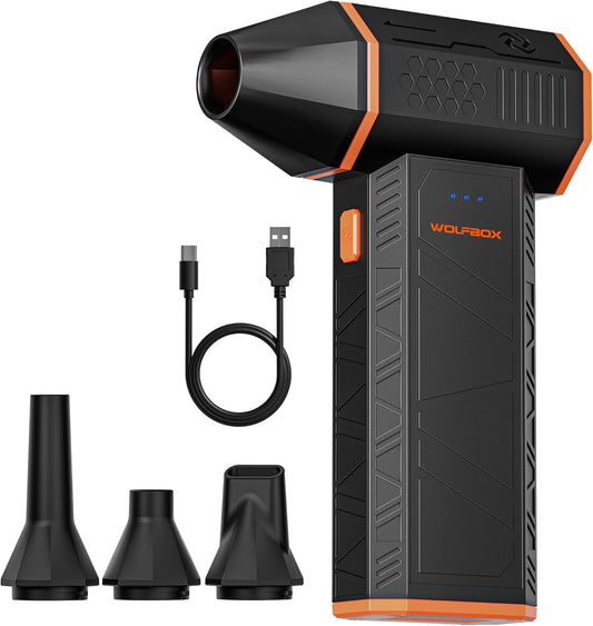 Megaflow 50 Turbo Electric Air Duster – Rechargeable Keyboard & Setup Cleaning Blower