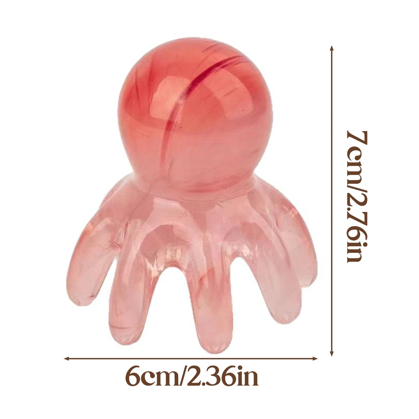Octopus Shape Scalp Massage Comb - Relax and Rejuvenate Anywhere!