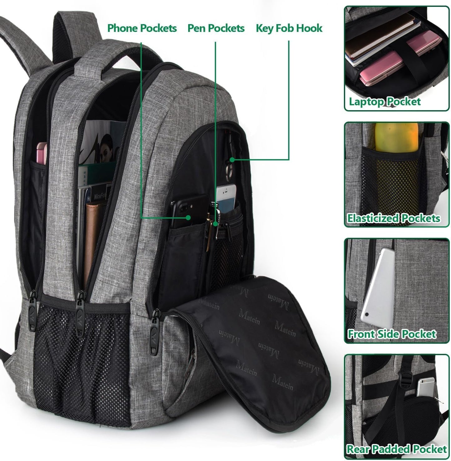 Anti-Theft Travel Laptop Backpack – Smart Organizer Bag for Work, School & Flights