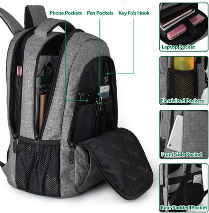 Anti-Theft Travel Laptop Backpack – Smart Organizer Bag for Work, School & Flights