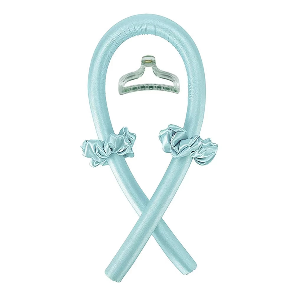 Silk Heatless Curling Rod Headband - Effortless Soft Curls While You Sleep!
