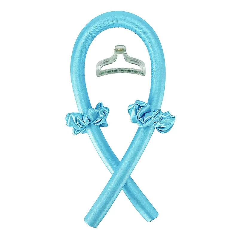 Silk Heatless Curling Rod Headband - Effortless Soft Curls While You Sleep!