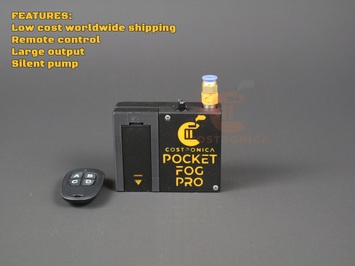 Mini Smoke Machine RC V3 - Ultimate Remote Control Fog Effect for Cosplay, Tabletop Gaming, and Photography Props