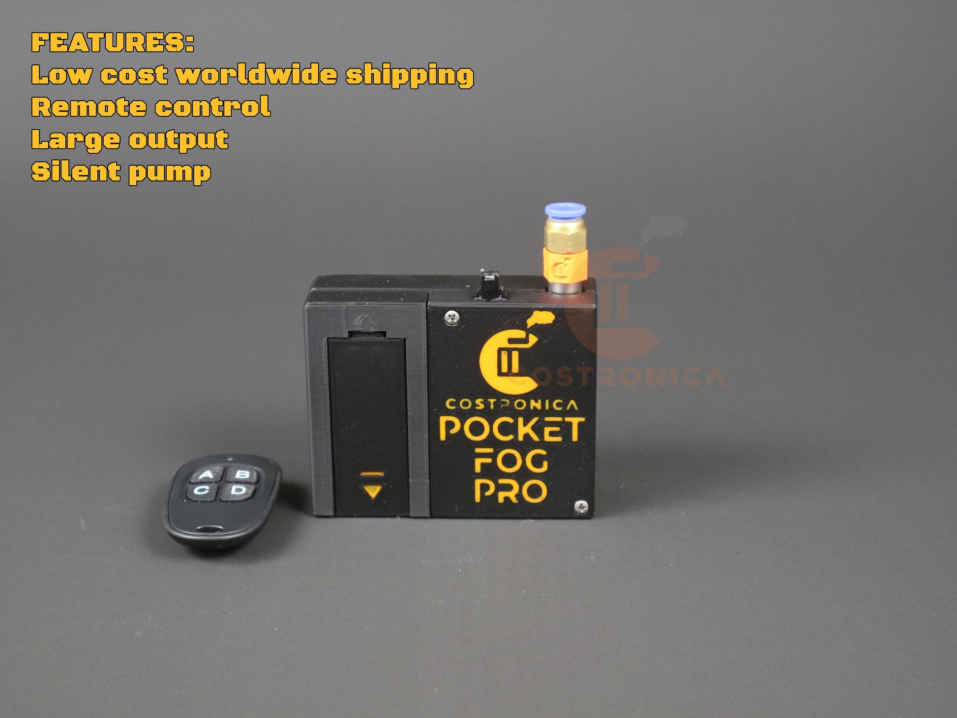Mini Smoke Machine RC V3 - Ultimate Remote Control Fog Effect for Cosplay, Tabletop Gaming, and Photography Props