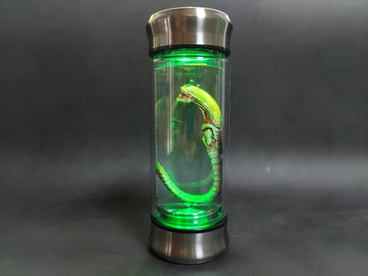 Glowing Alien Specimen Jar – Sci-Fi Creature Display Prop