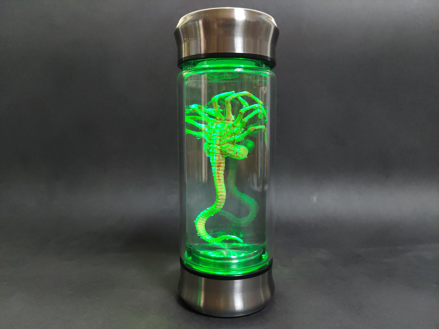 Glowing Alien Specimen Jar – Sci-Fi Creature Display Prop