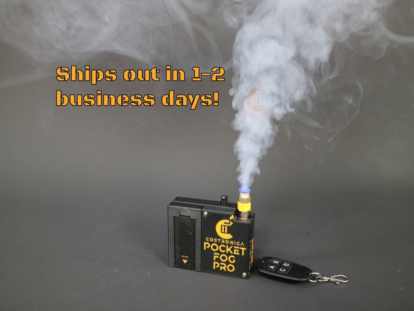 Mini Smoke Machine RC V3 - Ultimate Remote Control Fog Effect for Cosplay, Tabletop Gaming, and Photography Props